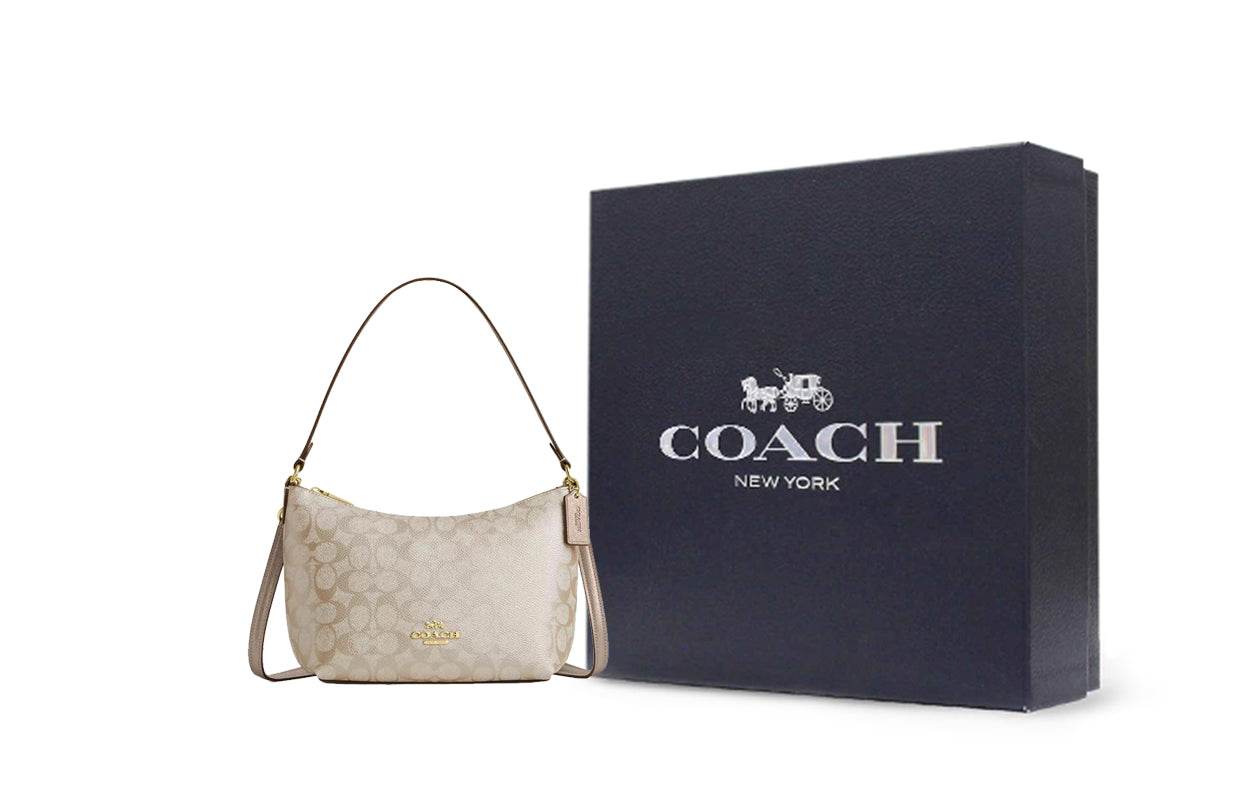 Сумка женская Coach Signature Zip Top 20 - Boxette Shop
